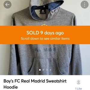 Boy's Real Madrid Sweatshirt Hoodie